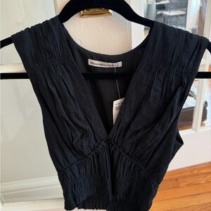 Abercrombie & Fitch Elegant Black Blouse